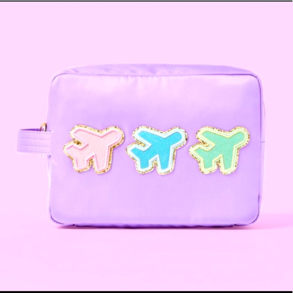 Stoney Clover Lane Airplane Patch Pouch